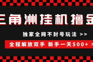 （15289期）三角洲全自动挂机，独家不封号玩法，单窗口20+，新手小白轻松一天500+，无脑搬砖
