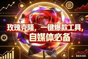 （17792期）玫瑰克隆，ai鲁大魔工具，自媒体必备神器，一键爆款，详细教程。